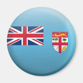 Flagge Fidschis Magnet (Vorne)