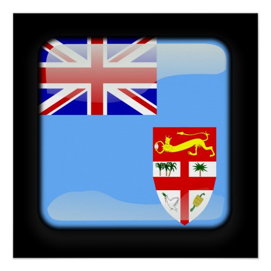 Flagge Fidschis Poster (Vorderseite)