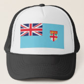 Flagge Fidschis Truckerkappe (Vorderseite)