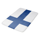 Flagge Finnland Badematte (Schrägansicht)