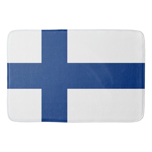 Flagge Finnland Badematte (Vorderseite)