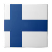 Flagge Finnland Fliese (Vorderseite)
