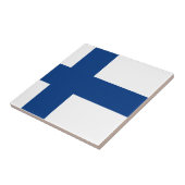 Flagge Finnland Fliese (Seite)