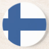Flagge Finnland Getränkeuntersetzer (Vorne)