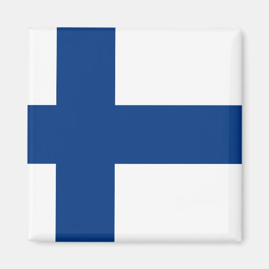 Flagge Finnland Magnet (Vorne)