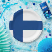 Flagge Finnland Pappteller (Party)