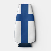 Flagge Finnlands Flaschenkühler (Vorderseite)