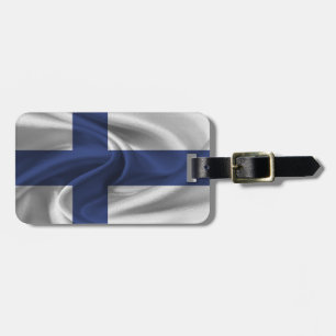 Flagge Finnlands Gepäckanhänger