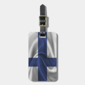 Flagge Finnlands Gepäckanhänger (Vorderseite vertikal)