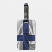 Flagge Finnlands Gepäckanhänger (Rückseite vertikal)