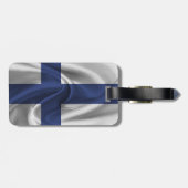 Flagge Finnlands Gepäckanhänger (Rückseite horizontal)