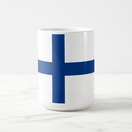 Flagge Finnlands Kaffeetasse (Mittel)