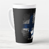Flagge Finnlands Milchtasse (Linke Ecke)