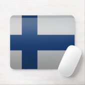Flagge Finnlands. Mousepad (Mit Mouse)