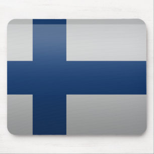 Flagge Finnlands. Mousepad