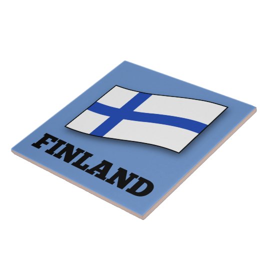 Flagge Finnlands - Muster Fliese (Seite)