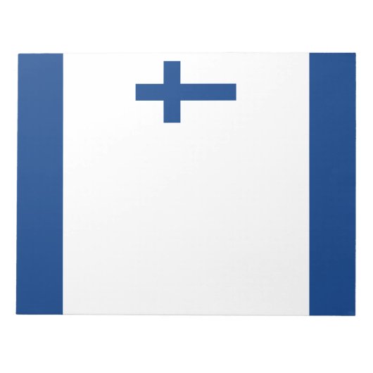 Flagge Finnlands Notizblock (Vorderseite)