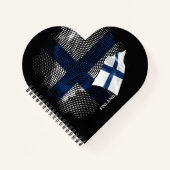 Flagge Finnlands Notizblock (Vorderseite)
