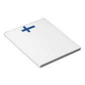 Flagge Finnlands Notizblock (angewinkelt)