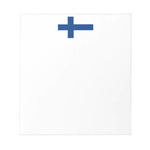 Flagge Finnlands Notizblock