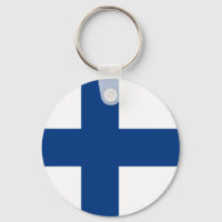 Flagge Finnlands Schlüsselanhänger