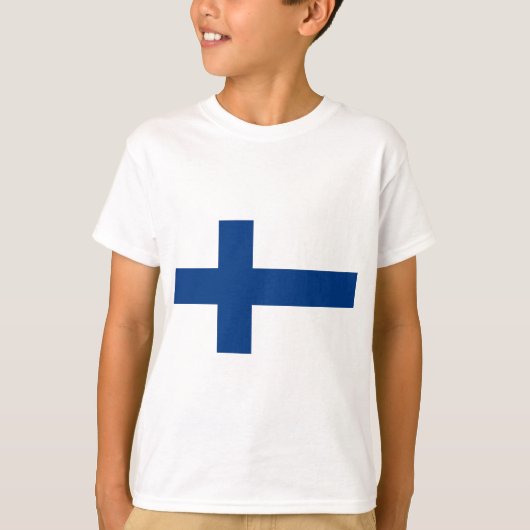 Flagge Finnlands - Suomen lippu - Finlands flagga T-Shirt (Vorderseite)