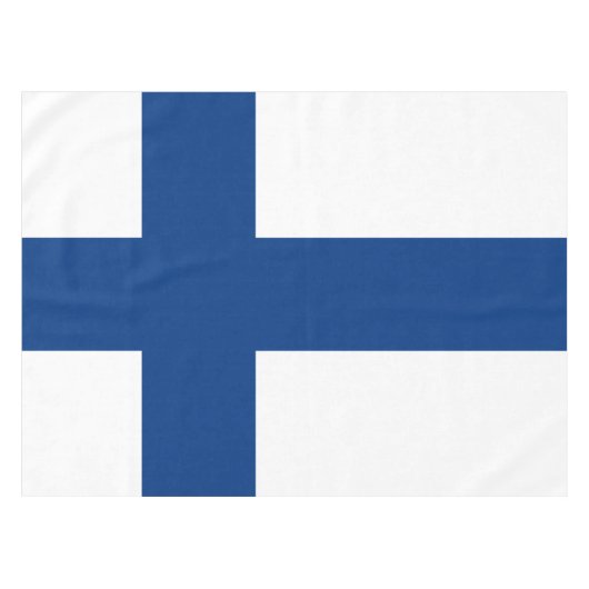 Flagge Finnlands Tischdecke (Vorderseite (Horizontal))
