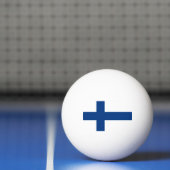 Flagge Finnlands Tischtennisball (Netto)