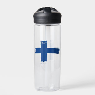 Flagge Finnlands Trinkflasche