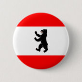 Flagge Flagge Fahne Berlin Deutschland Button (Vorderseite)