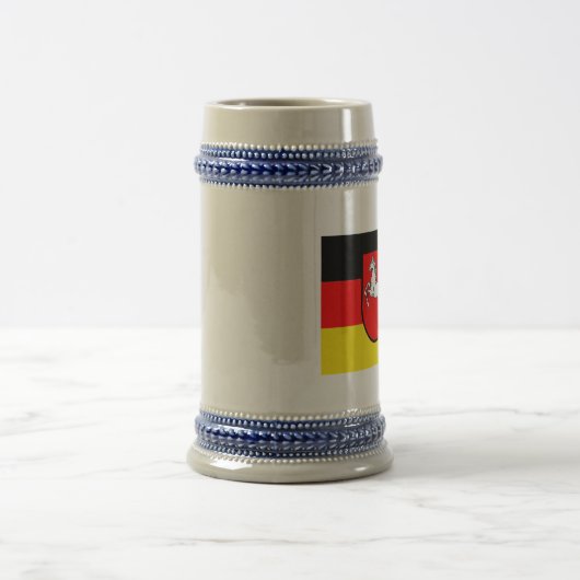 Flagge - Flagge - Fahne Deutschland Niedersachsen Bierglas (Mittel)