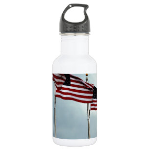 Flagge-Flagge spielt Streifen-Unabhängigkeit Juli Trinkflasche