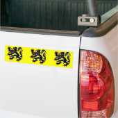 Flagge Flanderns, Belgien Autoaufkleber (Auf Lkw)