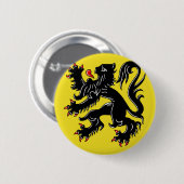 Flagge Flanderns (Belgien) Button (Vorne & Hinten)