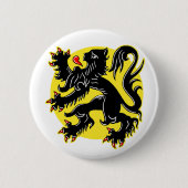 Flagge Flanderns Button (Vorderseite)