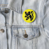 Flagge Flanderns Button (Beispiel)