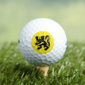 Flagge Flanderns Golfball (Insitu T-Shirt)
