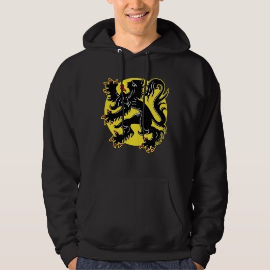 Flagge Flanderns Hoodie (Vorderseite)