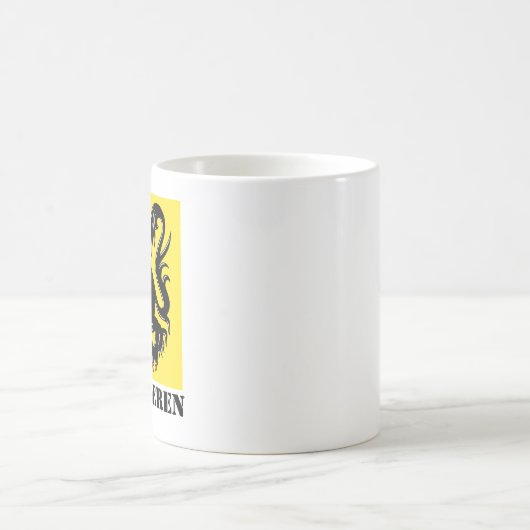Flagge Flanderns Kaffeetasse (Mittel)