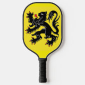 Flagge Flanderns Pickleball Schläger (Vorderseite)