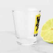 Flagge Flanderns Schnapsglas (Links)