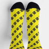 Flagge Flanderns Socken (Oben)
