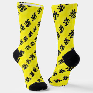 Flagge Flanderns Socken