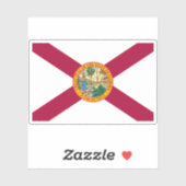 Flagge Floridas Aufkleber (Blatt)