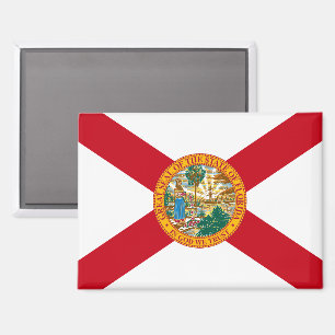 Flagge Floridas: Der Sonnenstaat der Floridianer Magnet