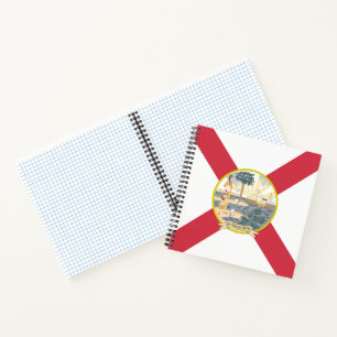 Flagge Floridas: Der Sunshine-Staat der Floridiane Notizblock