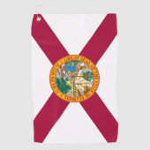Flagge Floridas Golfhandtuch (Vorderseite)