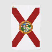 Flagge Floridas Golfhandtuch (Vorderseite)
