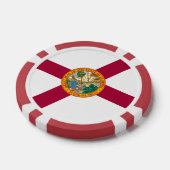 Flagge Floridas Pokerchips (Einzeln)
