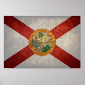 Flagge Floridas Poster (Vorne)